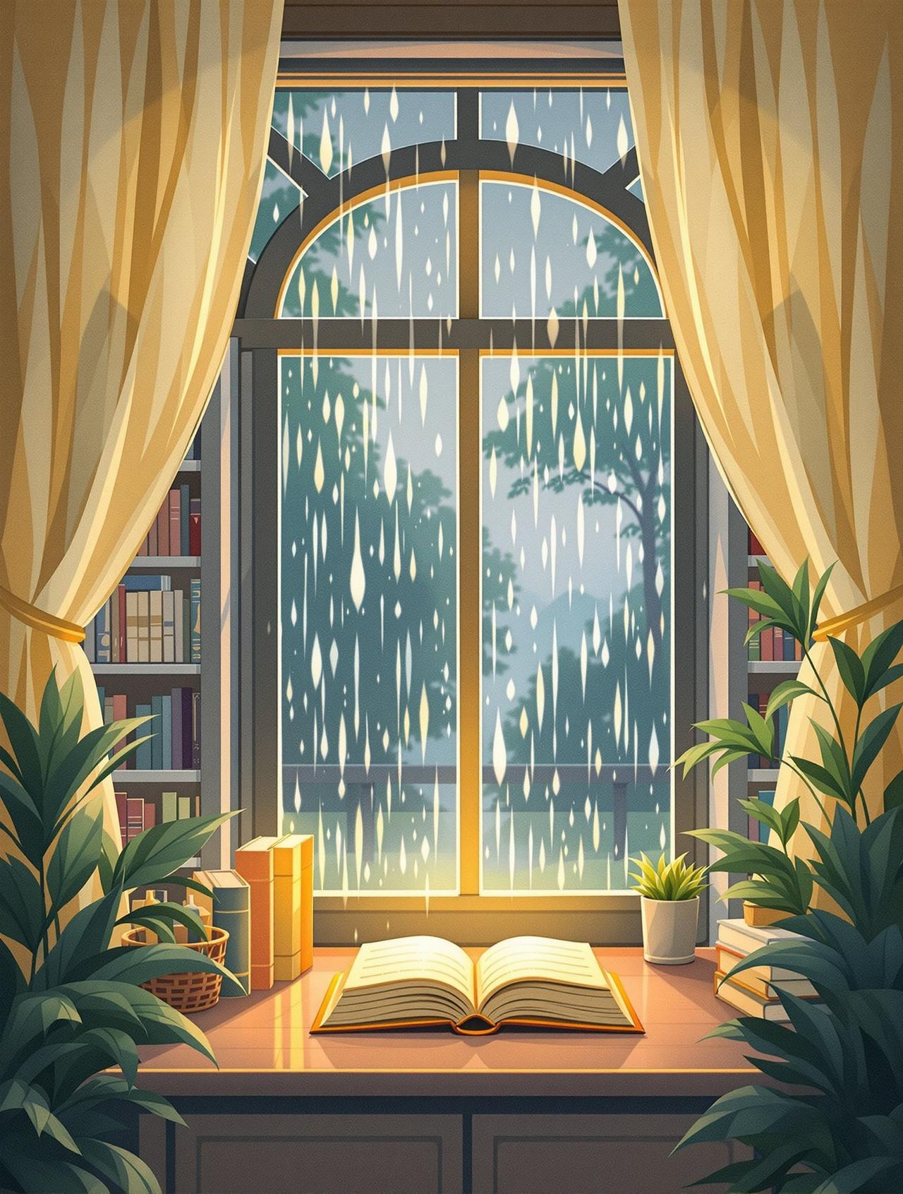 雨天的图书馆 - pp短剧视频新番